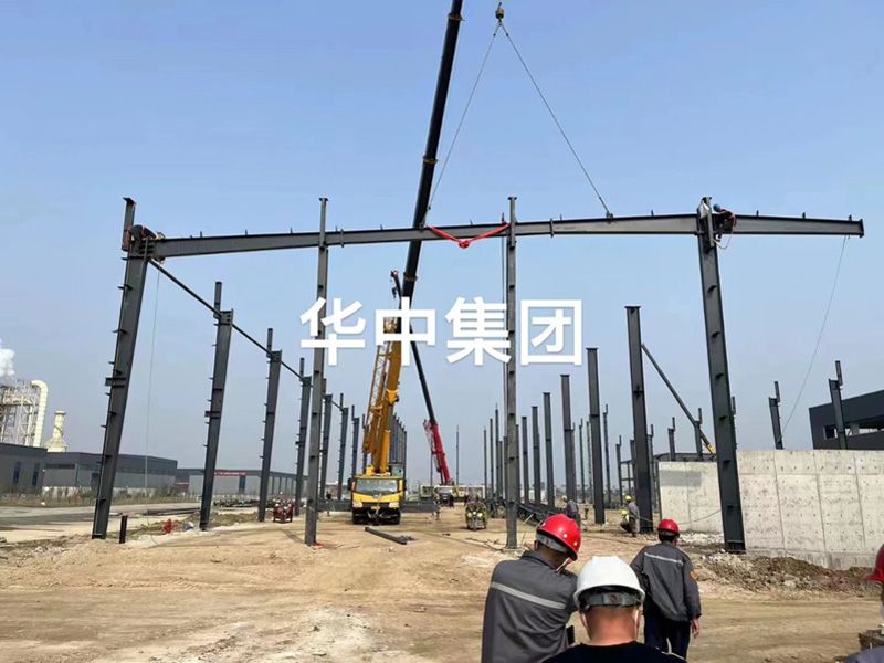 山东华中重钢工程案例——河南省驻马店佳诺威钢结构厂房